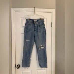 Madewell the Mom Jean Size 27